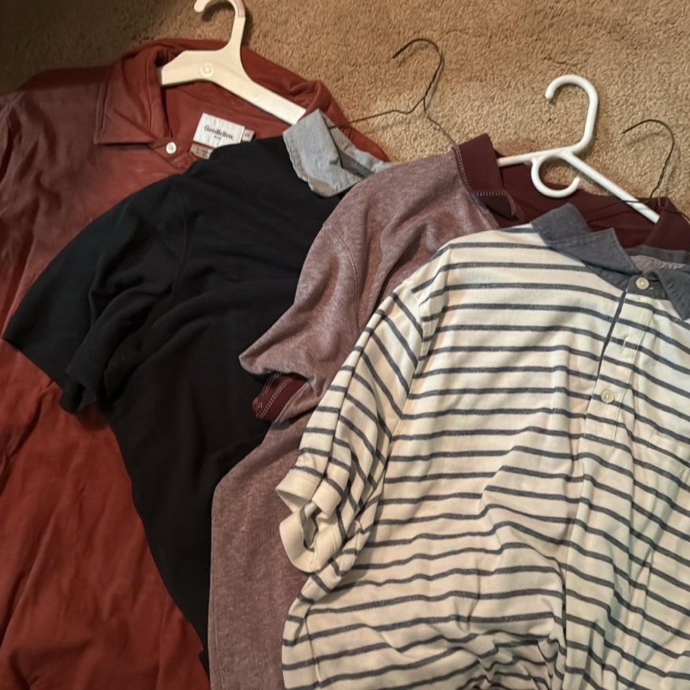 Bundle of 4 goodfellow polos